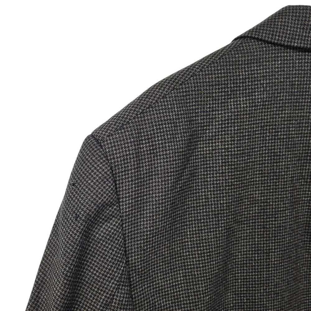 JOS A BANK Mens‎ Wool Blazer Sport Coat Jacket Size 41L Brown Houndstooth